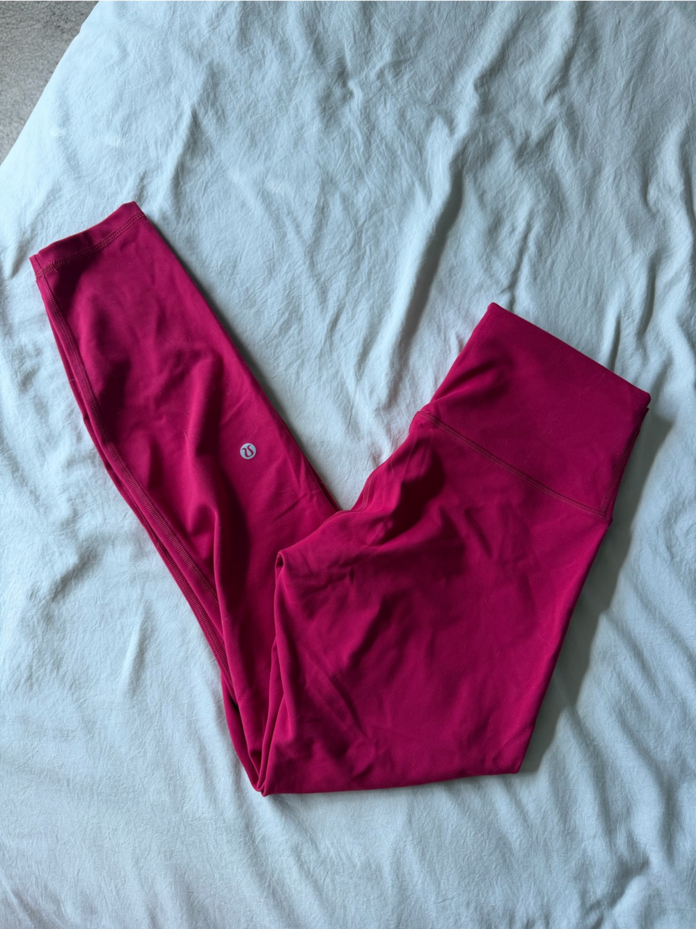 lululemon Bright Pink wundertrain leggings